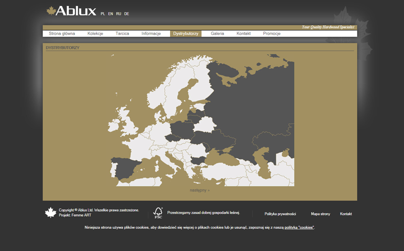 Ablux.pl - strona internetowa