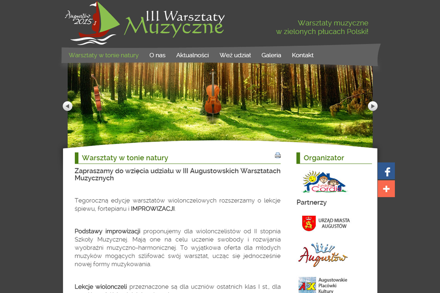 Warsztaty-wiolonczelowe.pl - strona internetowa
